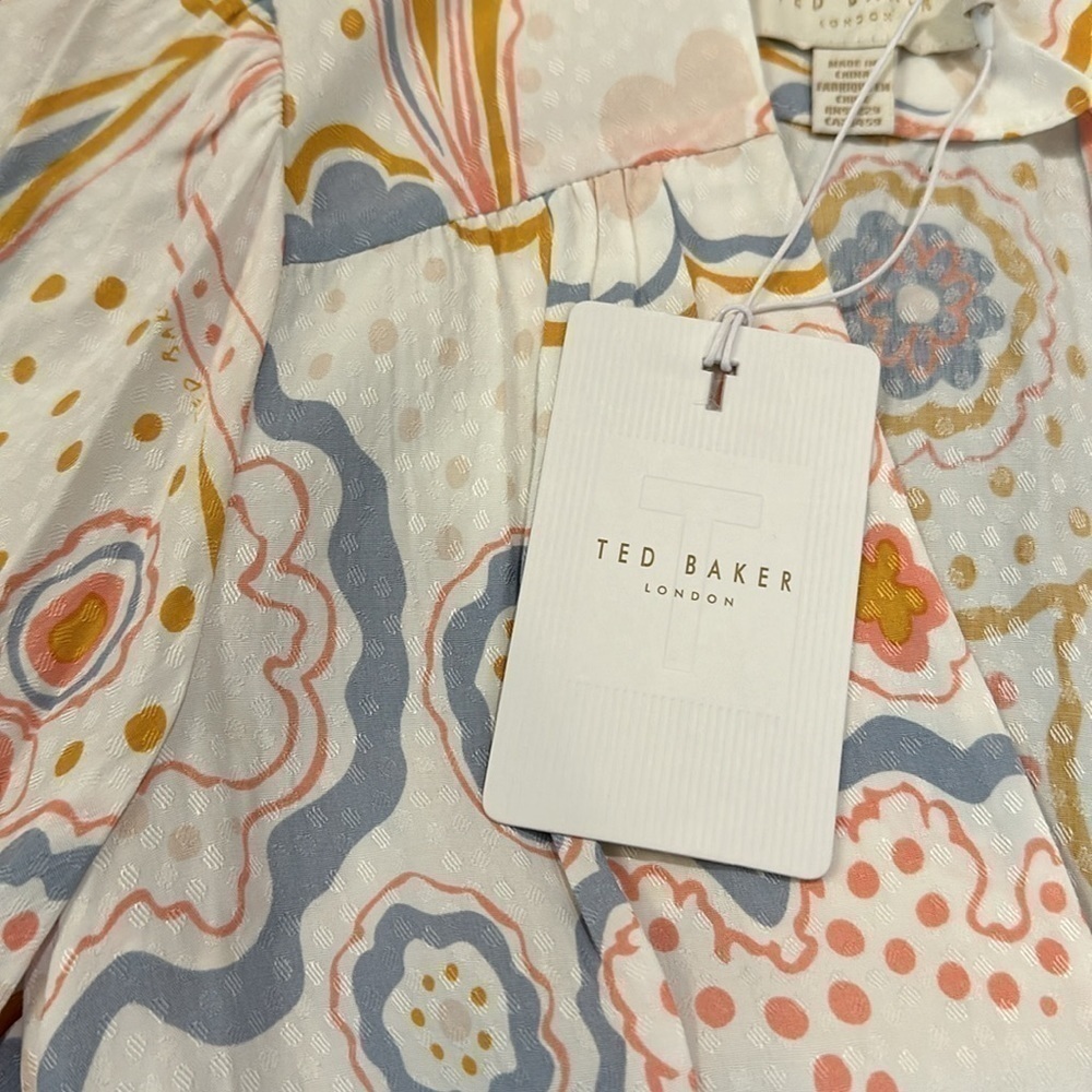 Ted Baker Thelia Exaggerated Sleeve Mini Dress - Picture 12 of 13